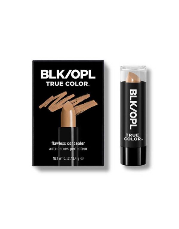 True Color Flawless Perfecting Concealer by Black Opal. Hide dark spots and imperfections seamlessly with a quick swipe of this lightweight creamy concealer stick